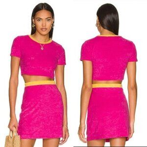 Lovers and Friends Lana Crop Top Set - Magenta